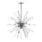 Z-Lite Burst 10 Light Chandelier, Chrome & Clear 4003-10CH - alternate 1